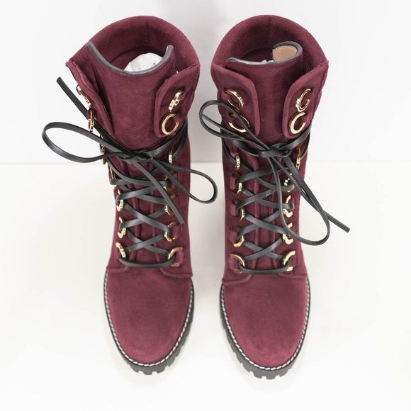 Stuart Weitzman Shackleton Round Toe Suede Boots - Picture 6 of 14